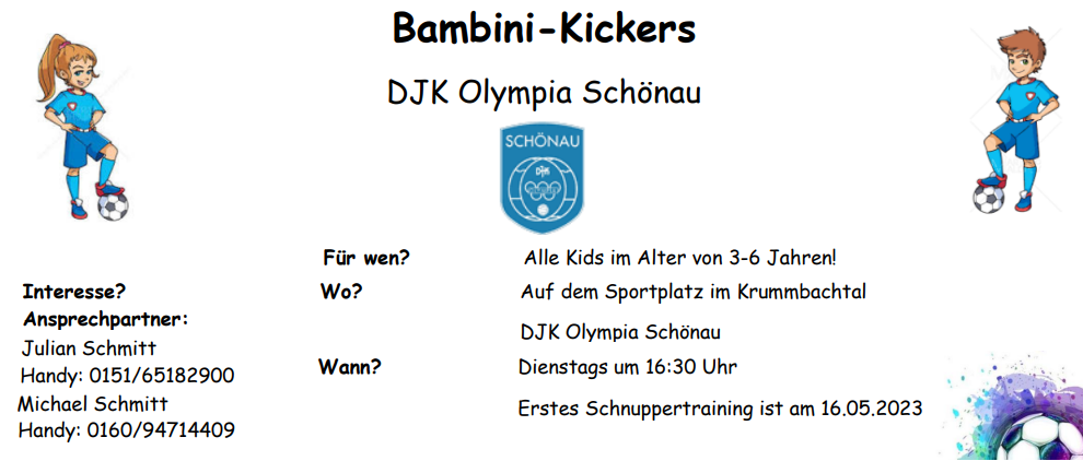 Bambini-Kickers ab: 16.05.2023